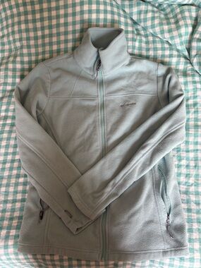 Columbia Light mint blue Full-Zip Fleece Jacket